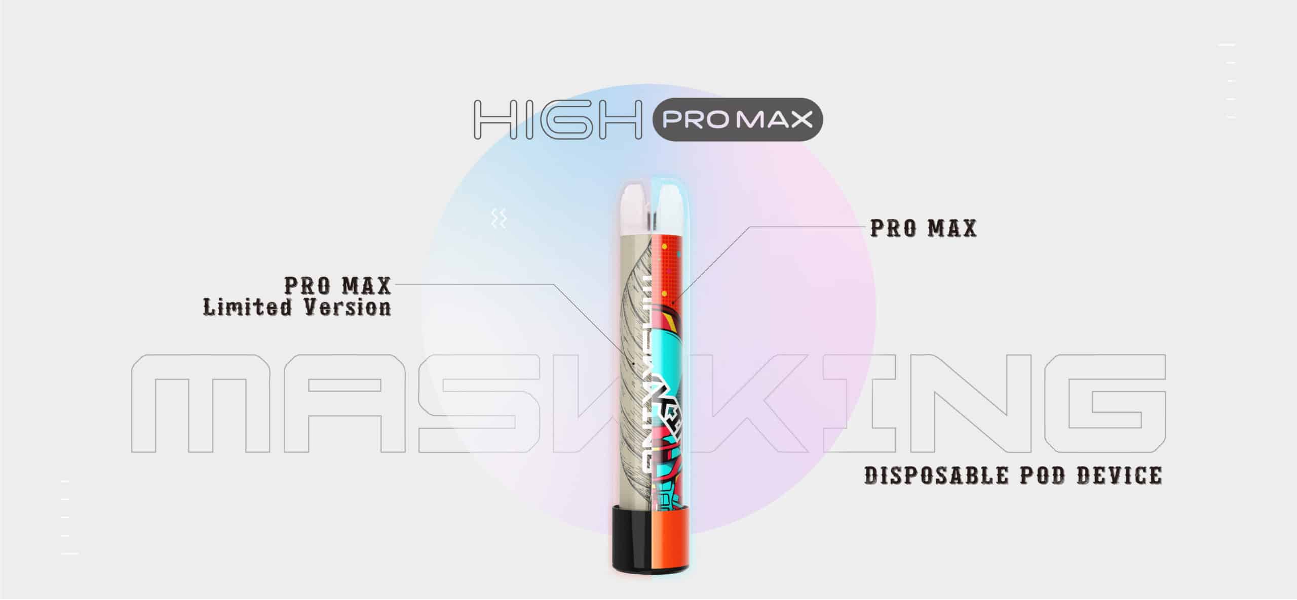บุหรี่ไฟฟ้า MASKKING รุ่น HIGH PRO MAX